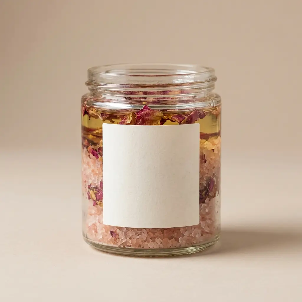 Salt & Oil Body Peeling - Rose 450g