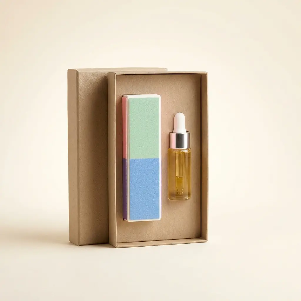 Nail Care Kit - Buffer & Cuticle Oil